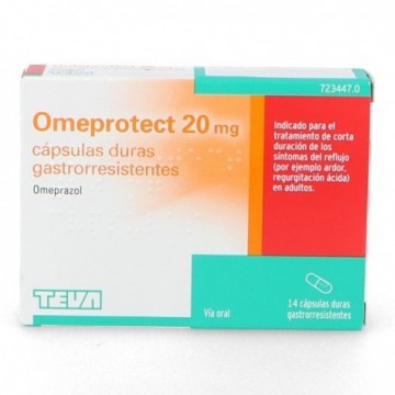 OMEPROTECT 20 mg CAPSULAS...