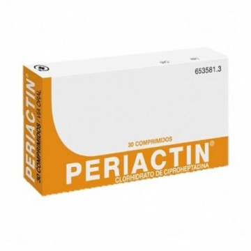 Periactin 4 Mg 30 Comprimidos