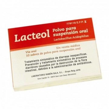 Lacteol 10 Sobres Polvo...