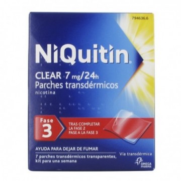 NIQUITIN CLEAR 7 mg/24H...