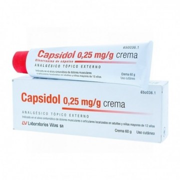 Capsidol 0.025% Crema 60 G